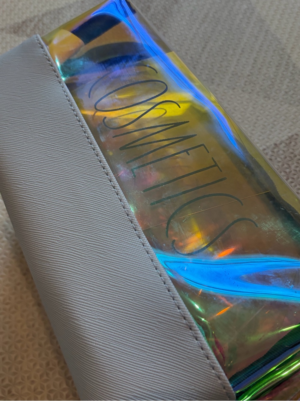Rae Dunn Iridescent Cosmetics Bag (NWT) - Picture 3 of 4